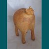 gros chat, modelage en grès brut
